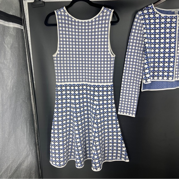 MATCHING SET - Zac Posen Knit Printed Jacket and Dress Set - Picture 9 of 17